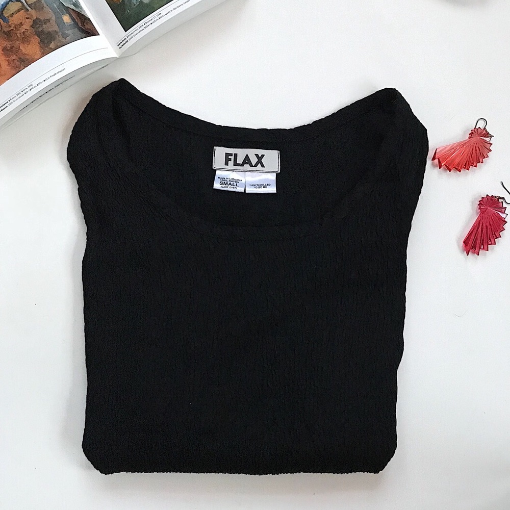 Flax Rayon Boxy Tank Top